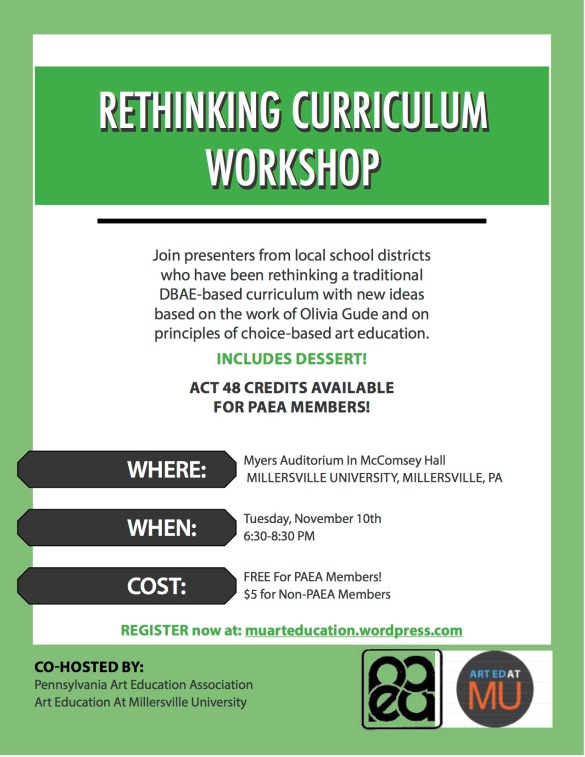 Curriculum Workshop Flyer